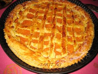 Tarte aux 3 courges et bleu des Causses